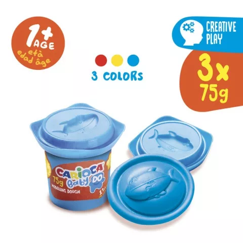 Carioca - Baby Do 3 darabos színes gyurma szett