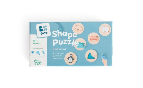 BS Toys - Fa állatos formakirakó