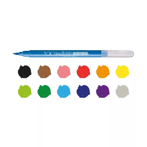 Carioca - Aquarell filctoll 12 db-os