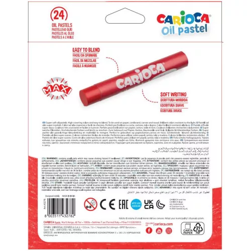 Carioca - Maxi olajpasztel kréta 24 db-os