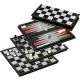 Sakk - backgammon - dáma- mágneses táblajáték -Philos