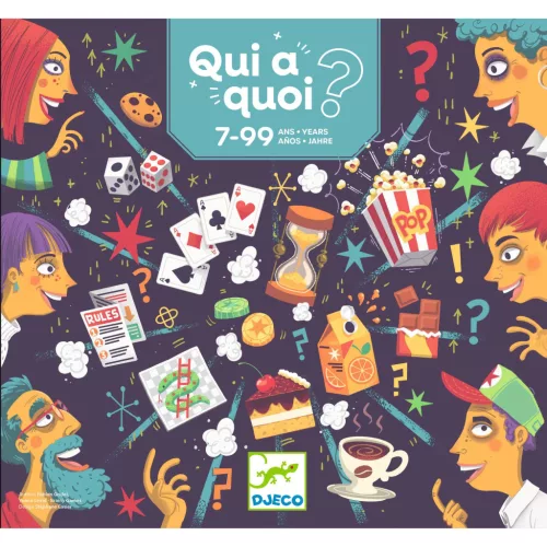 Társasjáték - KiHolMit? - Qui-à-quoi ?