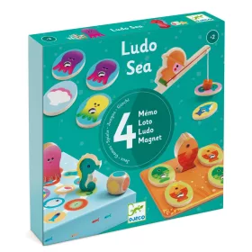 Társasjáték - Tengerben - Ludo Sea - 4 games