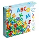 Mágneses betűkészlet - Színes nagybetűk - 83 small letters