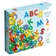 Mágneses betűkészlet - Színes nagybetűk - 83 small letters