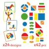 Mágneses képkirakó - Geometriai formák - Geoform