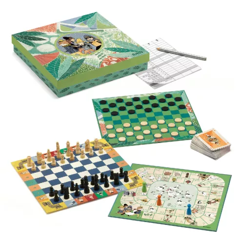 Társasjáték klasszikus - Társasjáték készlet 6+, 20 játék - Classic box 6+