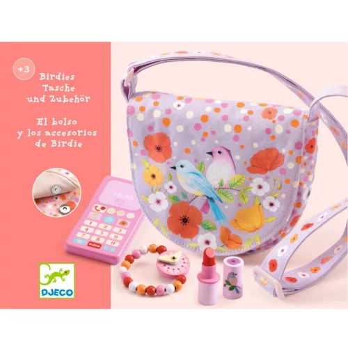 Szerepjáték - Madárkás válltáska kiegészítőkkel - Birdie bag and accessories