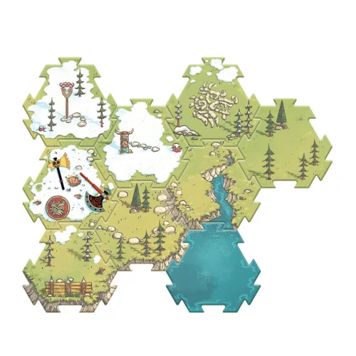 Arty Toys Óriás puzzle - Barbárok birodalma, 15-db-os - Puzzl’Up Alric Barbarious