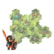 Arty Toys Óriás puzzle - Bestiák birodalma, 18 db-os - Puzzl’Up Voras Furious