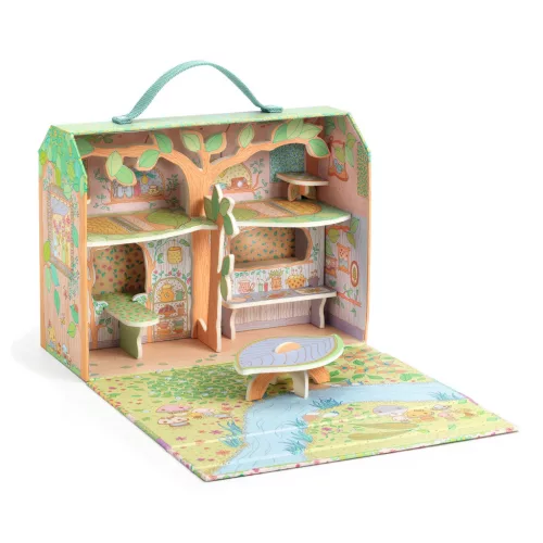 TINYLY álomvilág babaház - Szilvia és Rókica háza - Sylvia and Fox’s house in the woods