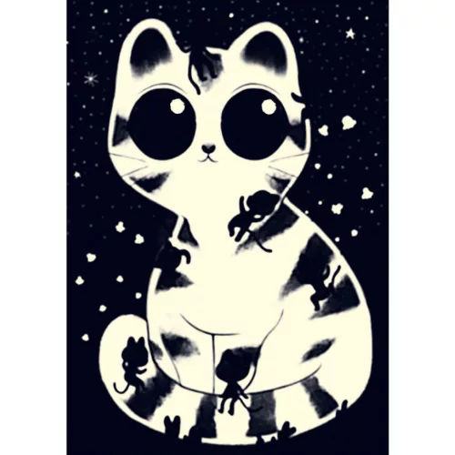 Varázs puzzle - Macskusz, 50 db-os - Cuddly cats