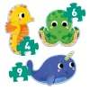 Primo puzzle - A tengerben, 4-6-9 db-os - In the sea