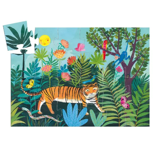 Formadobozos puzzle - A tigris sétája - The tiger's walk