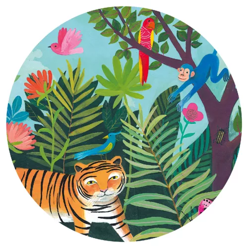 Formadobozos puzzle - A tigris sétája - The tiger's walk