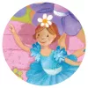 Formadobozos puzzle - Balerina virággal, 36 db-os - The ballerina with the flower