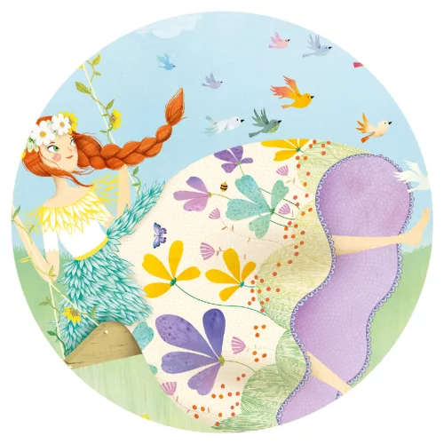 Formadobozos puzzle - Tavasz hercegnő, 36 db-os - The princess of spring