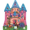 Formadobozos puzzle - Tündérek kastélya, 54 db-os - The fairy castle