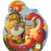 Formadobozos puzzle - Vaillant és a sárkány, 54 db-os - Vaillant and the dragon