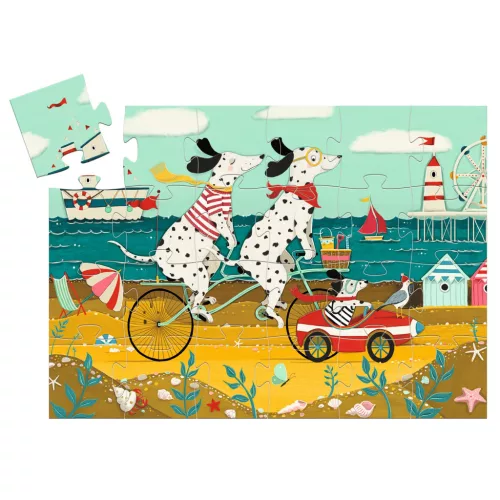Formadobozos puzzle - Oli a dalmata kutyus, 24 db-os - Ollie, the Dalmatian