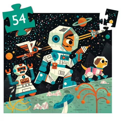Formadobozos puzzle - Űrállomás, 54 db-os - Space station