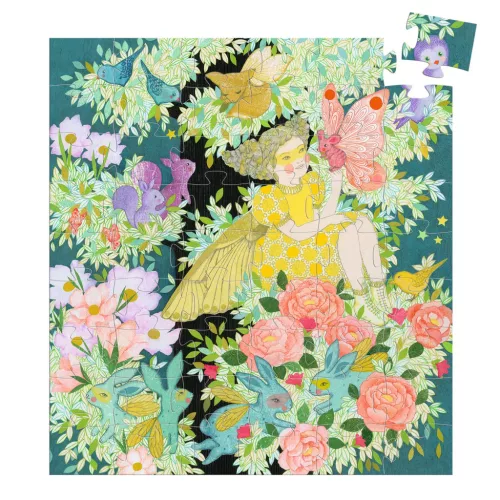 Formadobozos puzzle - Flóra álomfája, 54 db-os - Flora's Tree