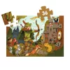 Formadobozos puzzle - Robin Hood, 36 db-os - Robin Hood