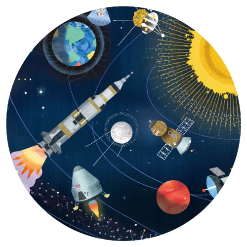 Megfigyeltető puzzle - A világűr, 200 db-os - The space + booklet