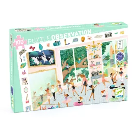   Megfigyeltető puzzle - Balett iskola, 100 db-os - The dance school