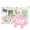 Megfigyeltető puzzle - Balett iskola, 100 db-os - The dance school