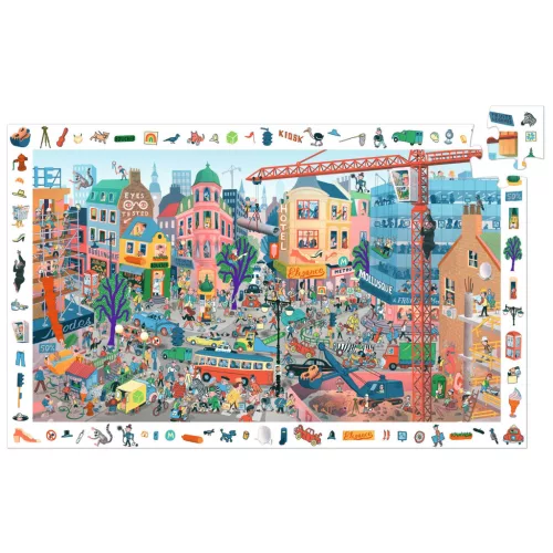 Megfigyeltető puzzle - A város, 200 db-os - The city