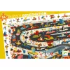 Megfigyeltető puzzle - Állati autóverseny, 54 db-os - Car rally
