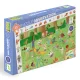 Megfigyeltető puzzle - Kisbarátok a kertben, 35 db-os - Little friends' garden