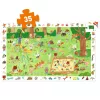 Megfigyeltető puzzle - Kisbarátok a kertben, 35 db-os - Little friends' garden