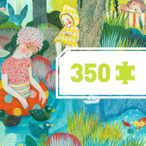 Művész puzzle - Folyóparti piknik, 350 db-os - River Party