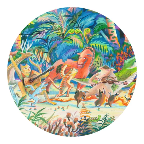 Művész puzzle - Erdei zenekar, 200 db-os - Woods music Band