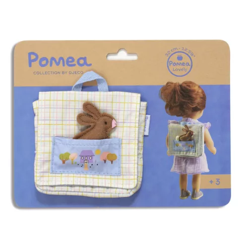 Játékbaba kiegészítő - Iskolatáska - School bag