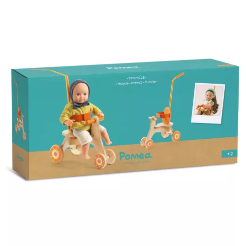 Játékbaba kiegészítő - Baba tricikli - Tricycle