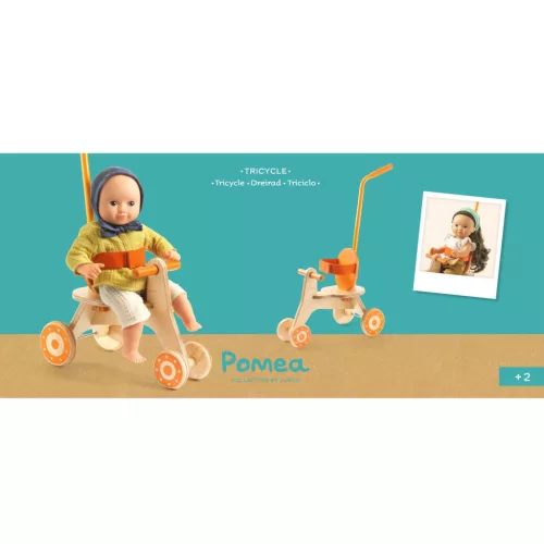 Játékbaba kiegészítő - Baba tricikli - Tricycle