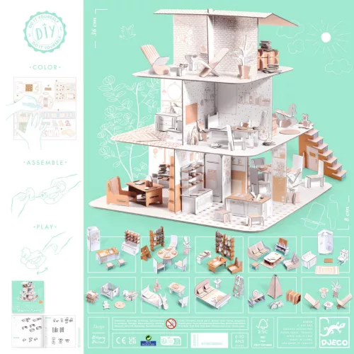 Készítsd magad! - Baba ház bútorokkal 3D-ben - Doll’s house