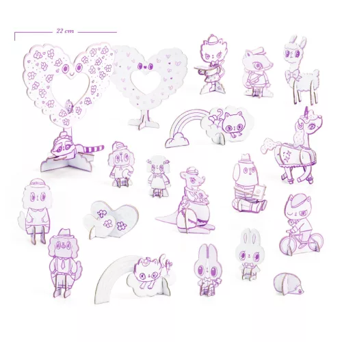 Csináld magad - Cukiföld lakói 3D-ben - Kawaii world