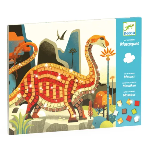 Mozaikkép készítés - Dínók - Dinosaurs