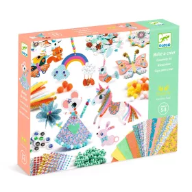   Kollázs műhely - Kreatív alkatrészek nagy készlete - Creativity kit