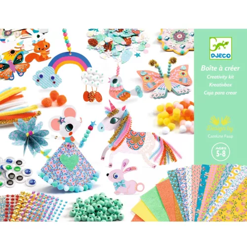 Kollázs műhely - Kreatív alkatrészek nagy készlete - Creativity kit