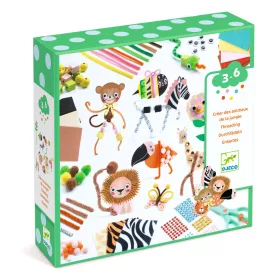   Kreatív készlet - Vadon élő állatok - Jungle Animal Creation Box