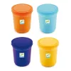 Gyurma - Pillegyurma 4 színben - 4 tubs of play dough, Plain flour