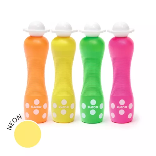 Marok filc készlet 4 fluoreszkáló színben - Pontozó színezés - Large dot markers