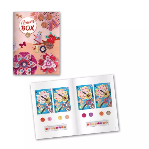 Kreatív műhely - 6 technika 1 dobozban - Virágos kert - Flower Box