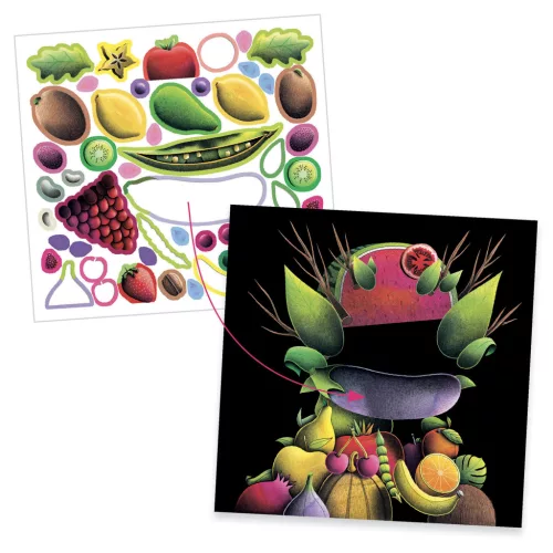 Művészeti műhely - Tavaszi zöldségek - Inspired by Giuseppe Arcimboldo - Spring Vegetables