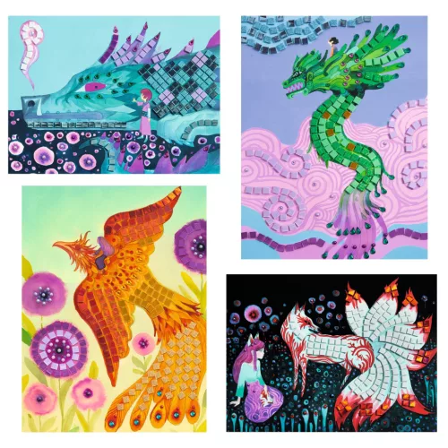 Mozaikkép készítés - Mítikus lények - Mythical Creatures